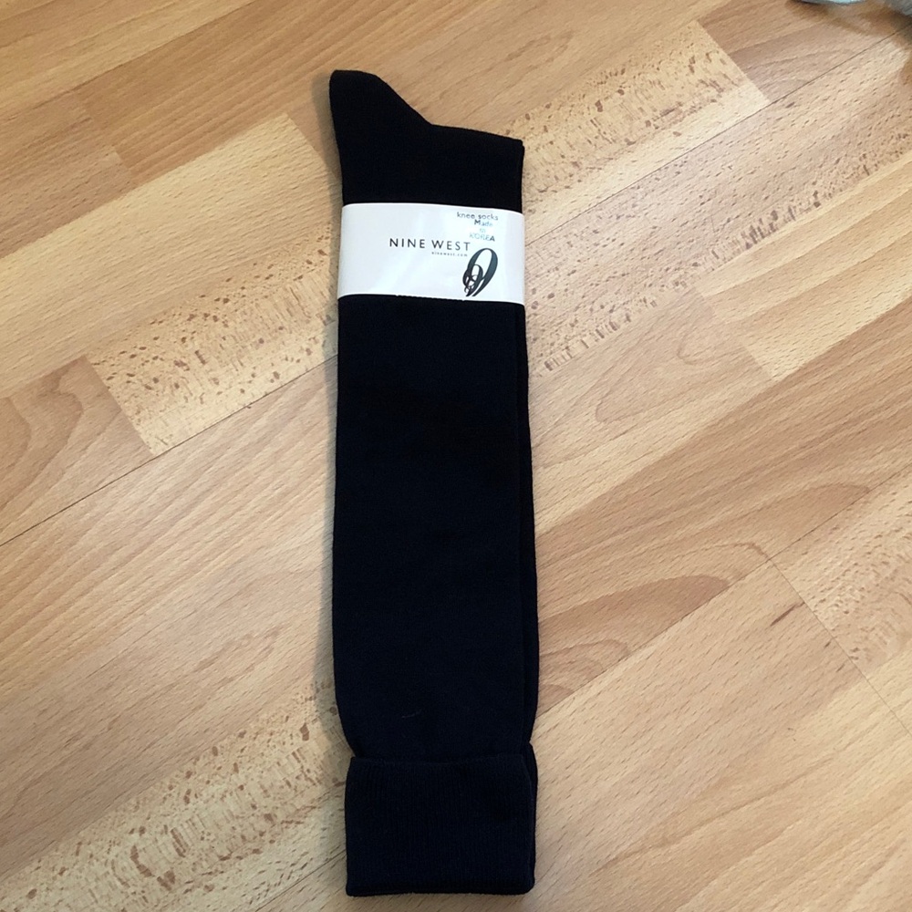 Nine West Classic navy knee Socks